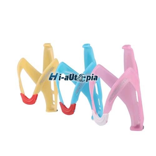 New Fluorescent Bike Bicycle Cycling Water Bottle Cage Holder Pink 