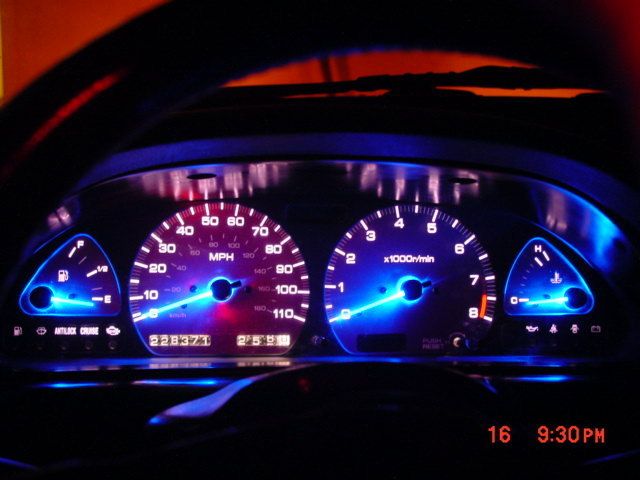 BLUE Intelli Glow Gauge Needle Kit CHEVROLET BLAZER S10  