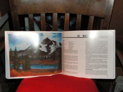 Bob Ross More Joy of Painting Giant BOOK 2 See pics  