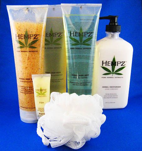 SUPRE HEMPZ HERBAL MOISTURIZER LOTION BODY WASH GIFT  