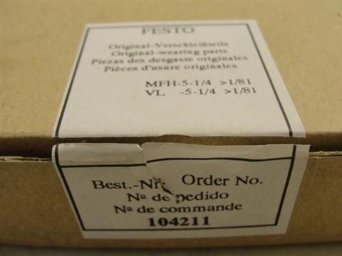 8166 Festo 104211 Pneumatic Valve Repair Kit  