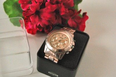   FOSSIL BLUSH STELLA ALUMINUM BOYFRIEND WATCH   