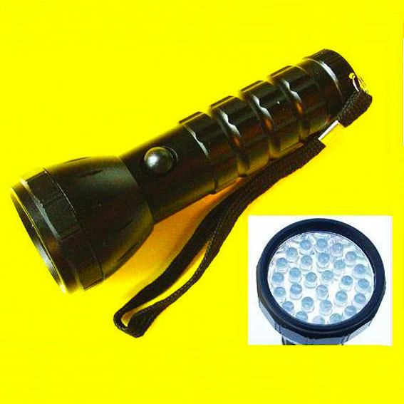 28 LED Camping Hiking Super Bright Aluminum Flashlight  