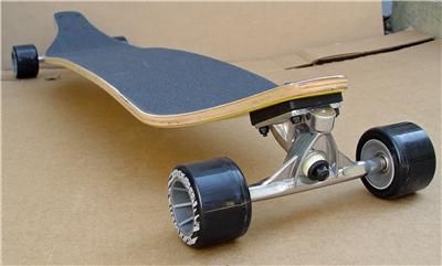 Triple X Suicide Super Carve Drop Down Longboard/Black Wheels  