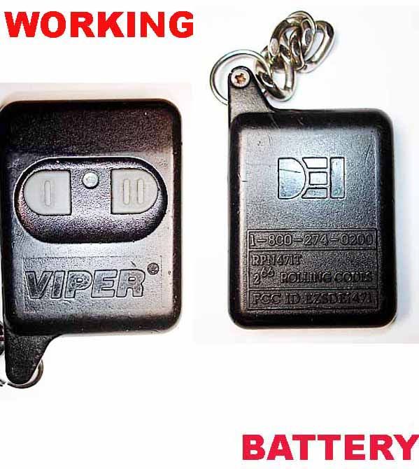 VIPER DEI LOGO KEYLESS ENTRY ALARM REMOTE RPN471T EZSDEI471  