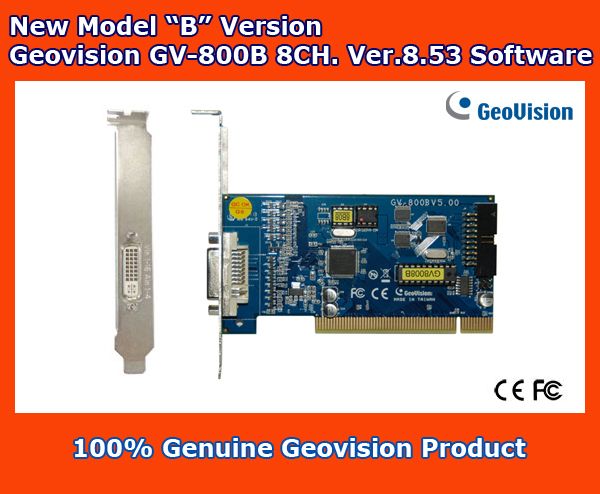    Genuine Geovision GV800 8 8CH 120FPS DVR Card w/Ver.8.53 Software