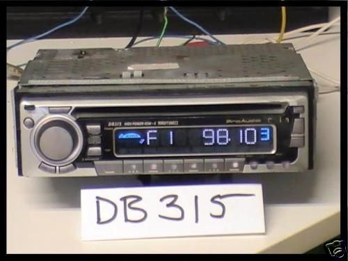 CLARION DB 315 CD Player AM/FM w Faceplate PRO AUDIO  