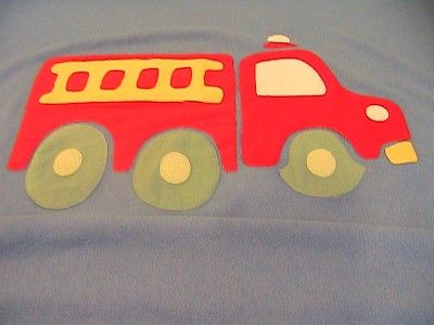 Cherokee Baby Target Fire Engine Blue Blanket/Blankie  