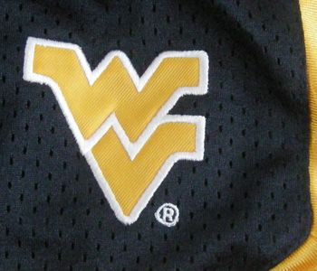 New West Virginia Mountaineers WVU Lined basketball pockets Mesh Sewn 