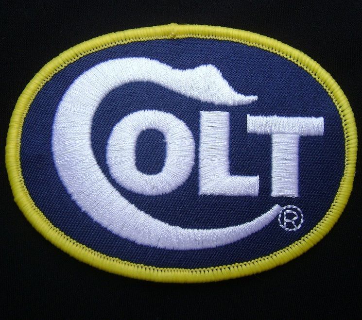 COLT FIREARMS 45 PISTOL GUN JACKET HUNTING PYTHON PATCH  