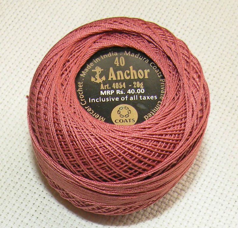 ANCHOR LARGE CROCHET STRANDED COTTON BALLS. 20 Gm each  