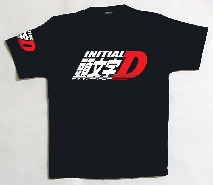 NEW LOGO INITIAL D ANIME MANGA DRIFT RACE JDM T SHIRT  