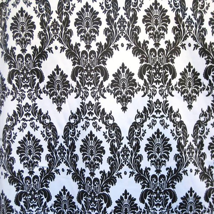 100 Yards 60 Flocking Damask Fine Taffeta Fabric  