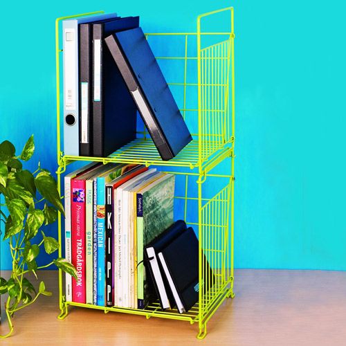 14Office Home Wire Magazine File Shelf Desktop Sorter Organizer 