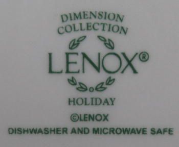 Set 4 Dessert Plates Lenox Holiday HOLLY RED NEW in Box  