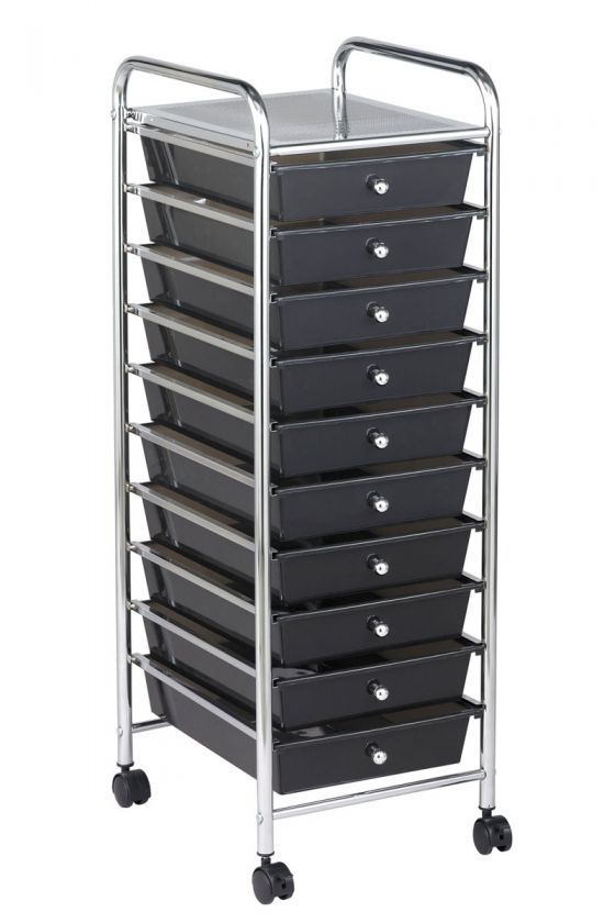 Ecr4kids 10 Drawer Mobile Storage Organizer  