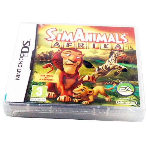 Nintendo DS Lite DSi Video Game SimAnimals Africa 2009  