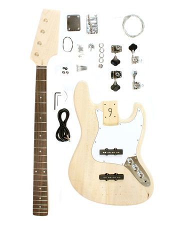   Electric Jazz Bass Guitar Kit DIY Project   New Make Your Own  