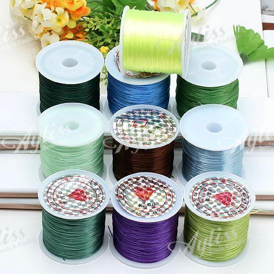 Mix Lot 0.5mm Elastic Beads Cord Stretchy Thread 10PCS  