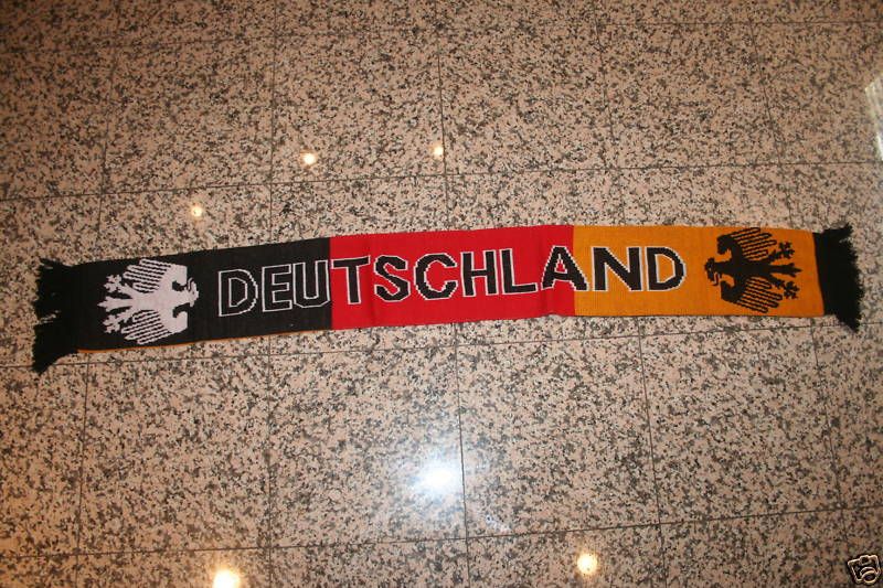 DEUTSCHLAND COUNTRY SCARF SCARVES FIFA WORLD CUP 2010  