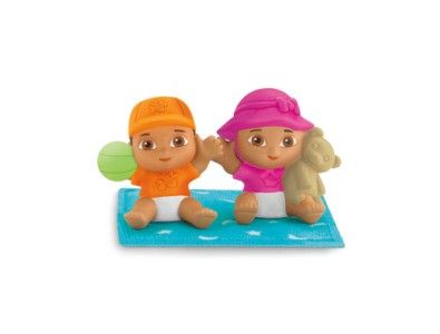 Dora Window Surprises Dollhouse TWINS Doll Baby FIGURES For Doll House 