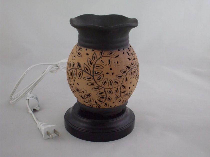 Large Size Tart Warmer Earth Lamp Leaves CW914  