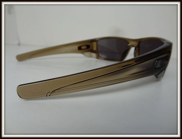 Used Oakley Fuel Cell Clear Brown Tortoise Bronze Polarized Iridium 