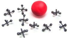 Classic Metal Jacks (10) & Ball New Jax Game for Kids  