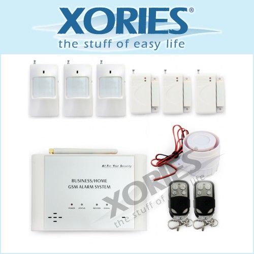   Wired Home Alarm GSM Burglar Intruder System For Garage Storage House