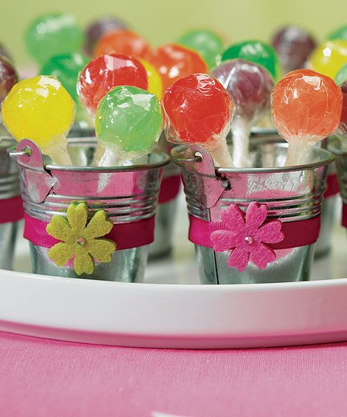  Garden Or Western Theme Wedding Favor Mini Metal Pail Containers 