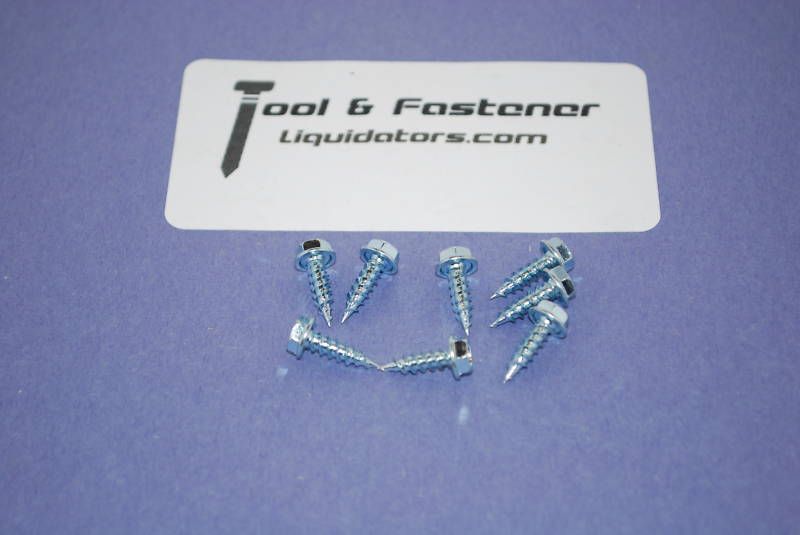 16 Hex Head Sharp Self Piercing Zip Screw 5000  