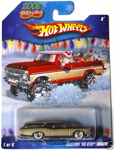 HotWheels HOLIDAY RODS CUSTOM 66 GTO WAGON RED SILVER  