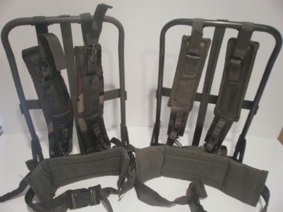 Military Alice Pack Frame, Strap and Belt   Good Used  