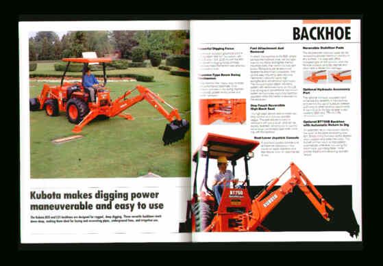 Kubota B20 L35 Diesel Tractor Sales Brochure 1994 NRMT  