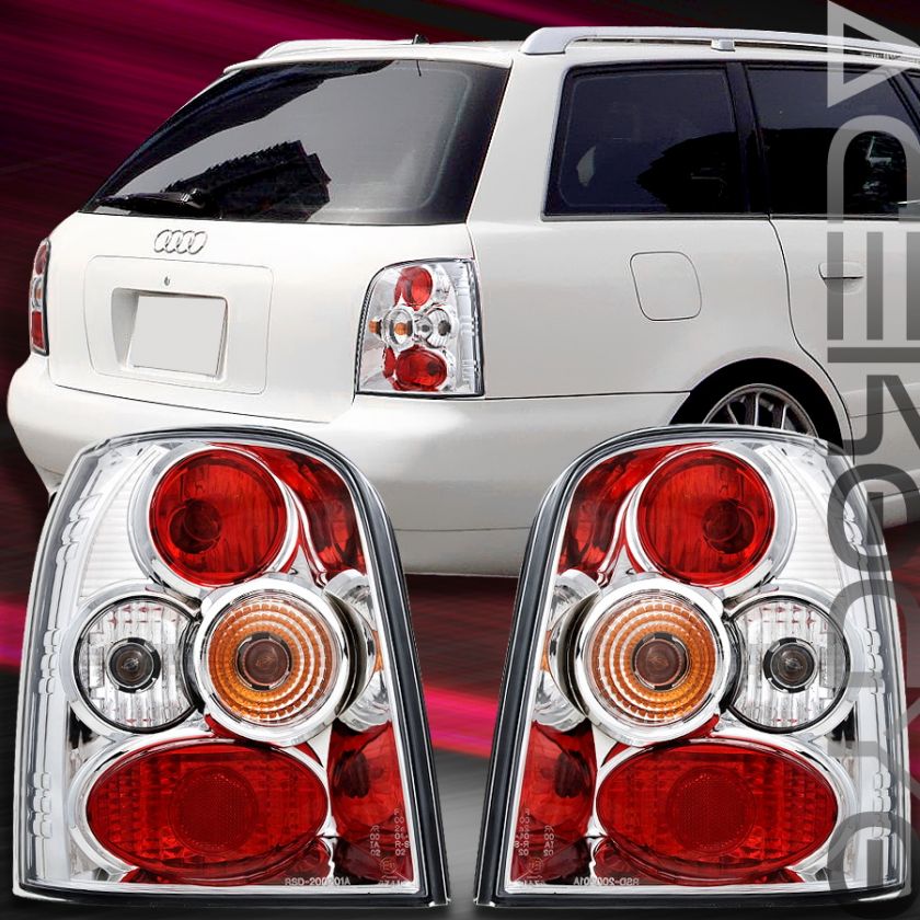   AUDI A4 STATION WAGON CHROME ALTEZZA TAIL LIGHT REPLACEMENT SET  