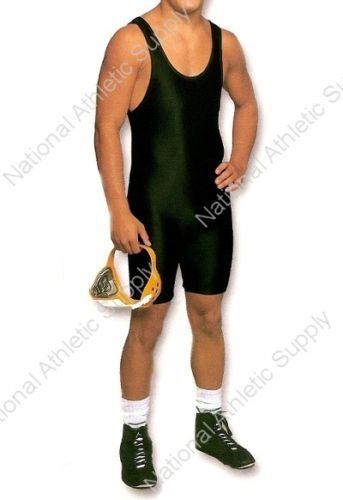 Matman Lycra Wrestling Singlet Mens Size Small Black  