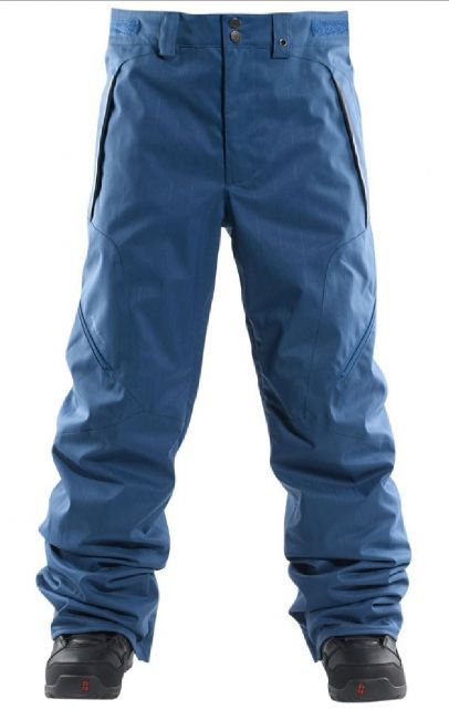 NEW 2012 MENS FOURSQUARE SOCKET SNOWBOARD/SKI PANTS BLUE PRINT/ L 