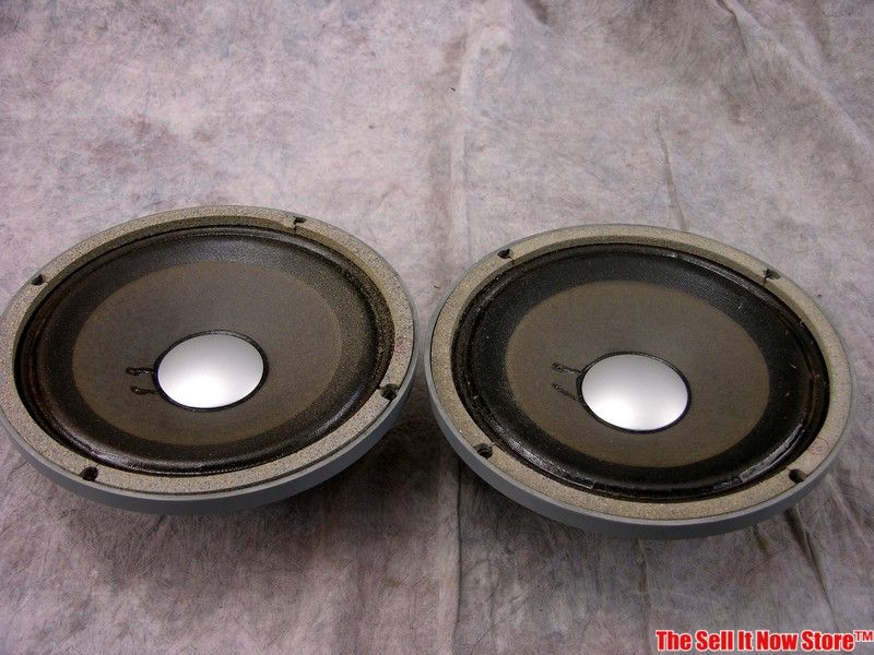 RARE MATCHED PAIR JBL James Lansing D208 D 208 Woofer Woofers Driver 