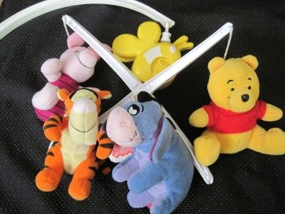   the Pooh Wagon Ride Musical Mobile for Baby Crib   EUC with box  