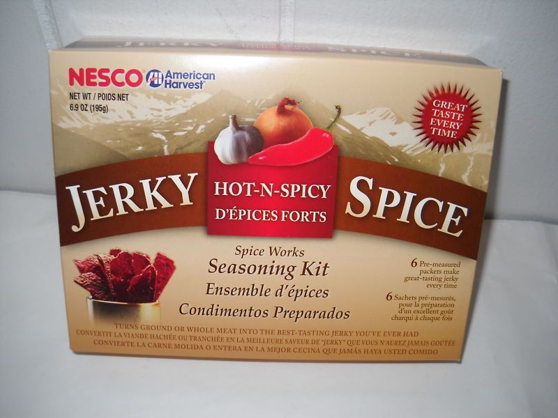 NESCO JERKY SPICE HOT N SPICY SEASONING KIT NEW  