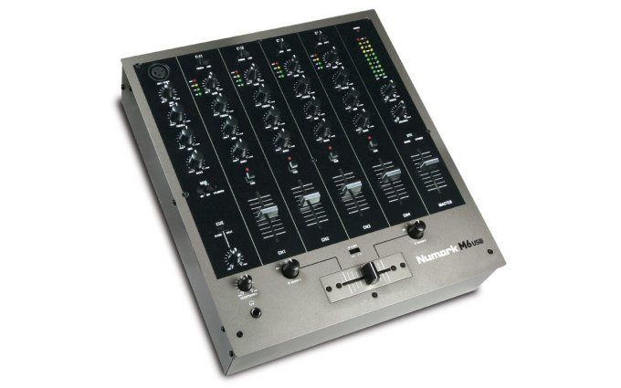 NUMARK M6USB 4 Channel Pro DJ Mixer w/ USB Computer 676762164115 