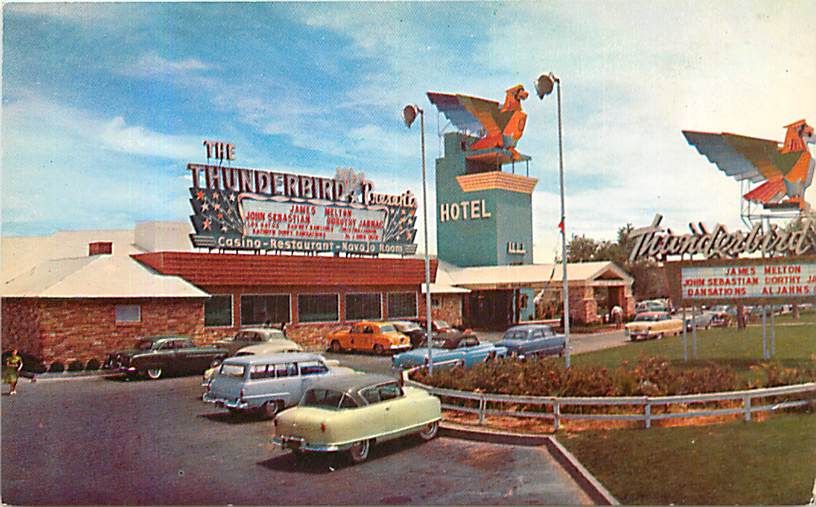 NV LAS VEGAS NEW THUNDERBIRD HOTEL CASINO R37729  