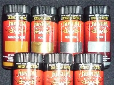   KUSTOM AIRBRUSH PAINT 30 1oz bottles hobby model color auto yel  