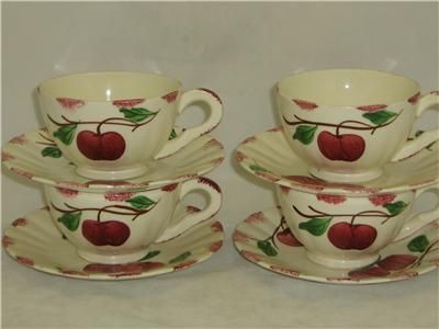 blue ridge southern potteries autumn apple dinnerware set