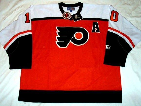 JOHN LeCLAIR Philadelphia Flyers STARTER Jersey sz XXL  