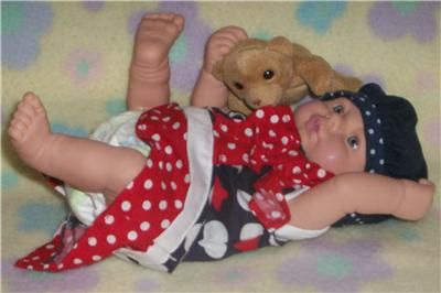 ADORABLE MICRO PREEMIE NEWBORN CITITOY DOLL PLAY/REBORN  