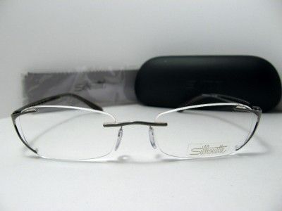 NEW AUTHENTIC RIMLESS SILHOUETTE 6660 6055 EYEGLASSES  