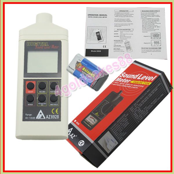 NEW DIGITAL SOUND NOISE LEVEL DECIBEL dB METER 130 US  