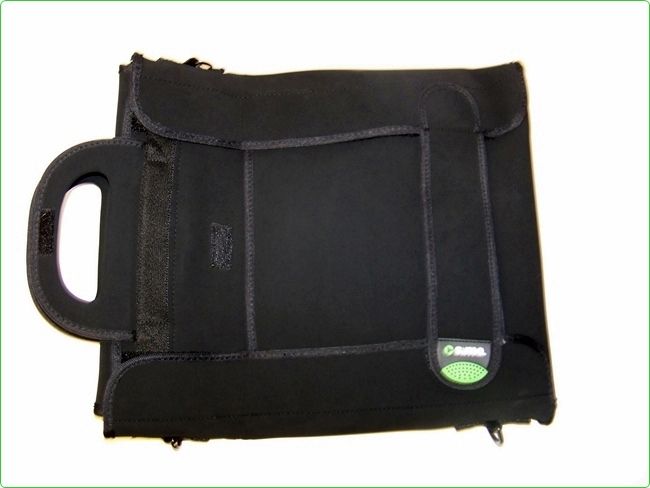 Sima Checkpoint Friendly Laptop Wrap Black/Green 12 17  