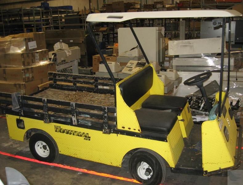   EZ GO Textron Industrial 875E XI875 Electric Utility Vehicle Golf Cart